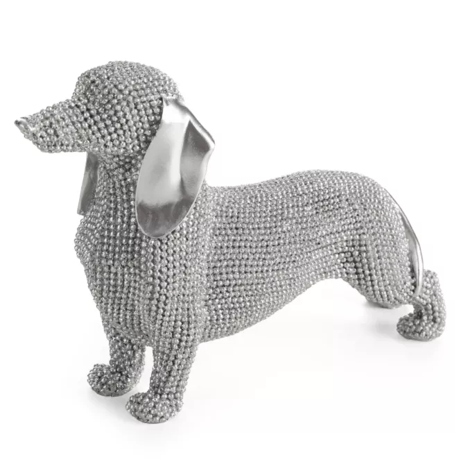 PIES - figurka dekoracyjna ELDO o drobnym strukturalnym wzorze