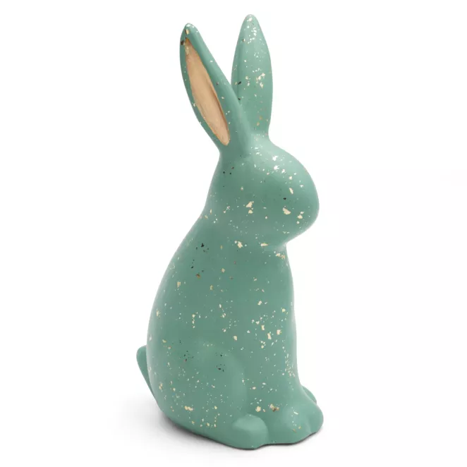 Figurka wielkanocna ZAJĄCZEK z lśniącymi drobinkami