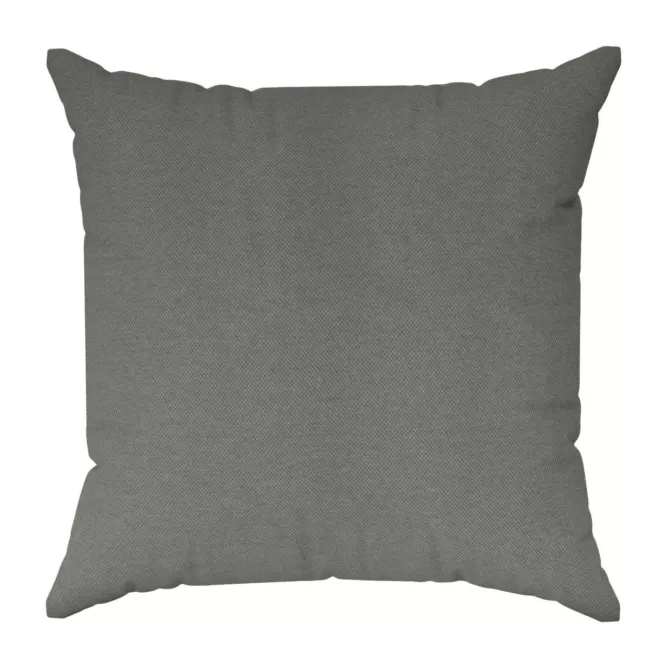 Poszewka szyta stalowa tkanina zaciemniająca, strukturalna typu dimout