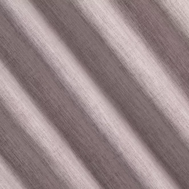 R225/16 Zasłona szyta na taśmie 5 cm liliowa z tkaniny o naturalnym splocie z efektem melanżu