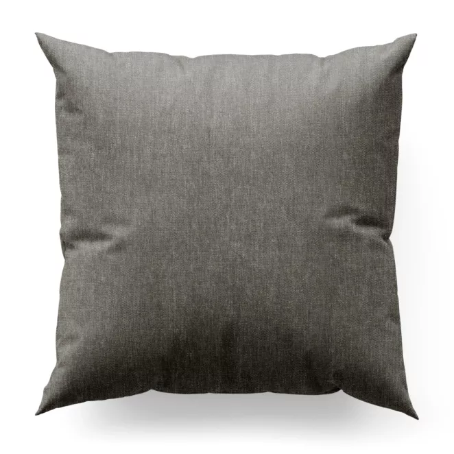 Poszewka na wymiar stalowa z miękkiej w dotyku tkaniny szenilowej