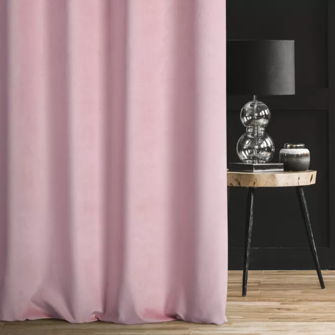 Tkanina zasłonowa gruby, miękki welwet o matowym wykończeniu z kolekcji Pierre Cardin