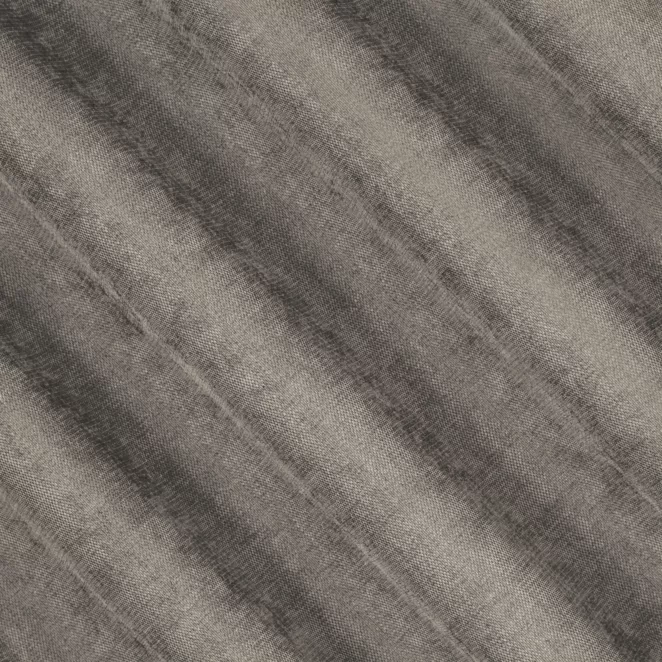 E34/11 Zasłona szyta na taśmie 5 cm brązowa z miękkiej w dotyku tkaniny szenilowej