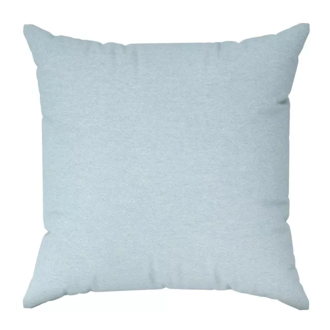 Poszewka szyta niebieska tkanina zaciemniająca, strukturalna typu dimout