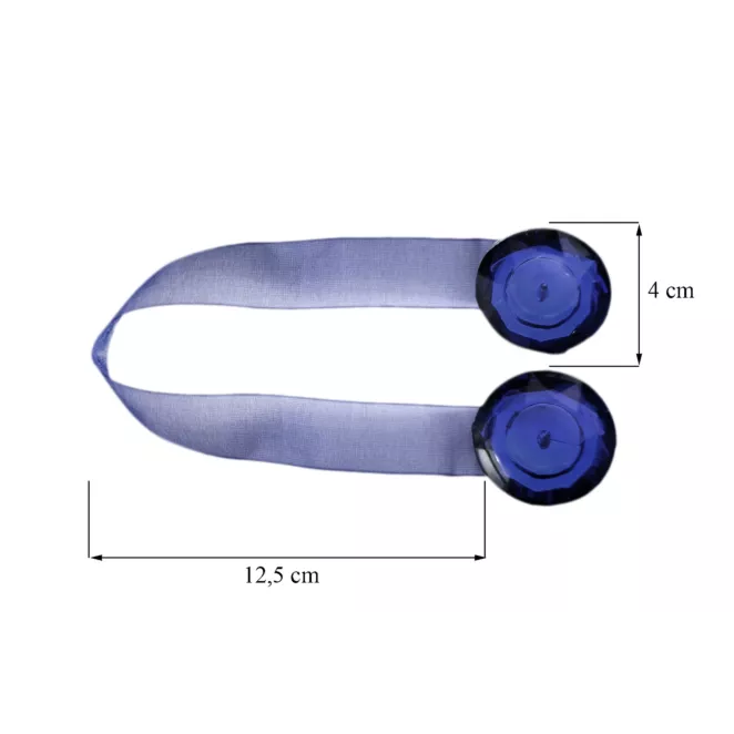 Upinacz dekoracyjny do firan i zasłon z magnesem