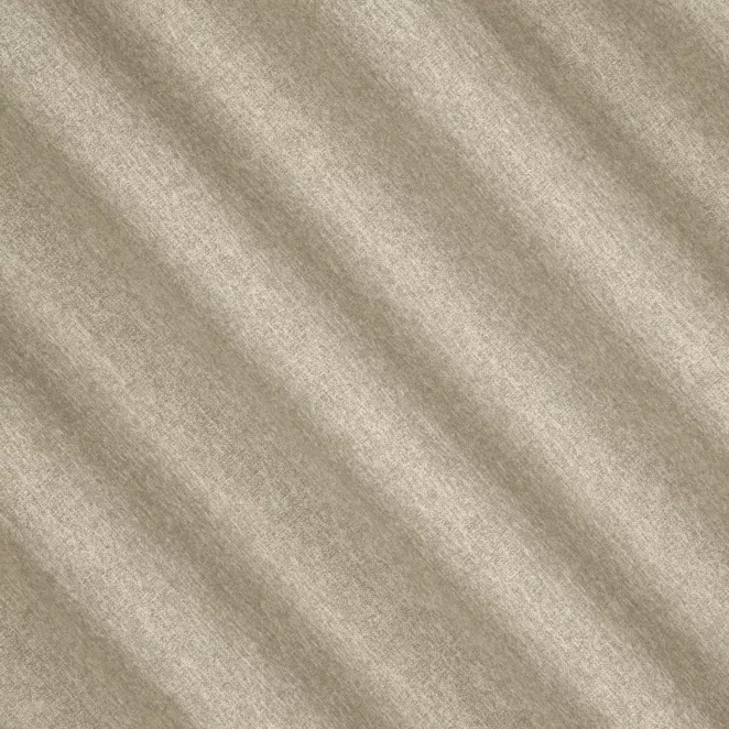 E108/1 Zasłona szyta na taśmie 5 cm beżowa z tkaniny w stylu eko i efektem melanżu
