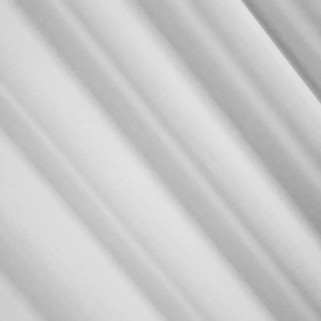 L168/1 Firana szyta na taśmie 5 cm biała z delikatnej tkaniny z bambusową nicią, antybakteryjna i ekologiczna.