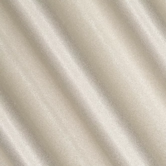 P239/2 Zasłona szyta na taśmie 5 cm jasnobeżowa z gładkiej, zaciemniającej tkaniny z wyraźnym splotem