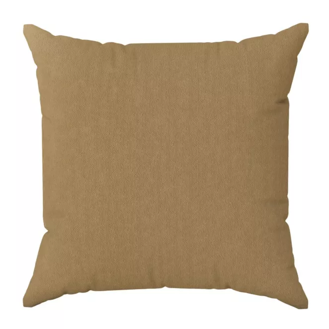 Poszewka szyta DORA - HIT jasnozłota z miękkiej tkaniny o welurowej strukturze