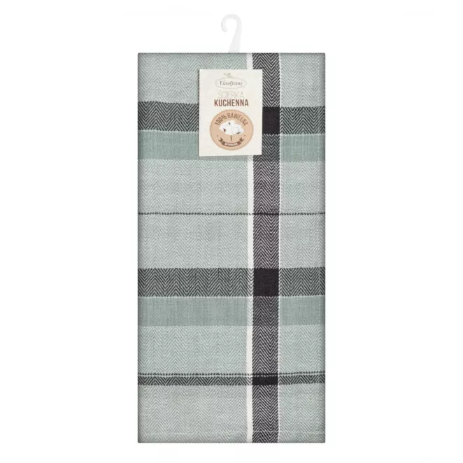 Ściereczka kuchenna 50x70 cm bawełniana kolor czarny,oliwkowy i 200 g/m2 OLIVIA