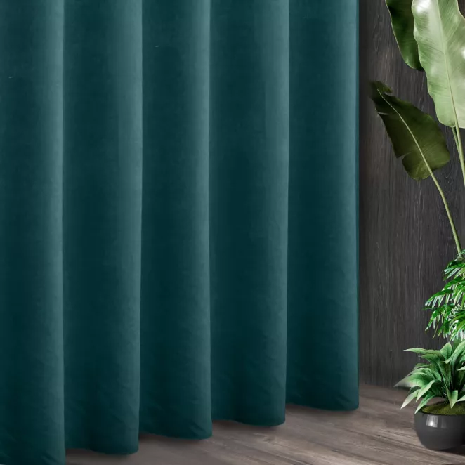Tkanina zasłonowa ADORE gładka i miękka w dotyku o welurowej strukturze