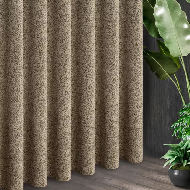 Tkanina zasłonowa gruby, miękki welwet, z drobnym nieregularnym wzorkiem, obiciowa z kolekcji Eva Minge