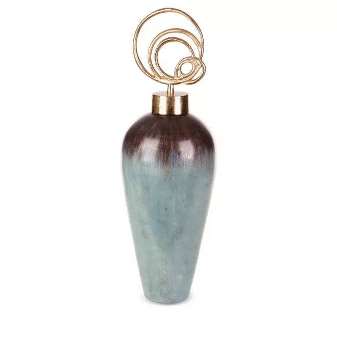 Figurka dekoracyjna IRIS ze szkła artystycznego ręcznie malowana