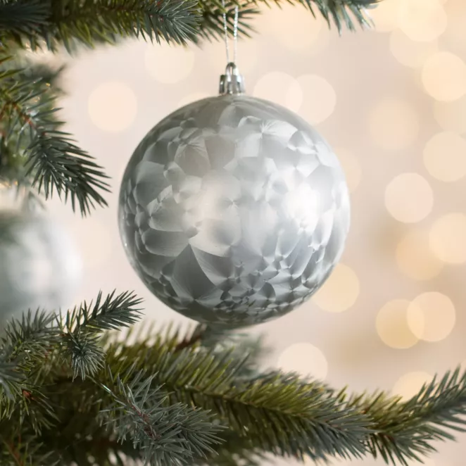 Bombka choinkowa z efektem zmrożenia