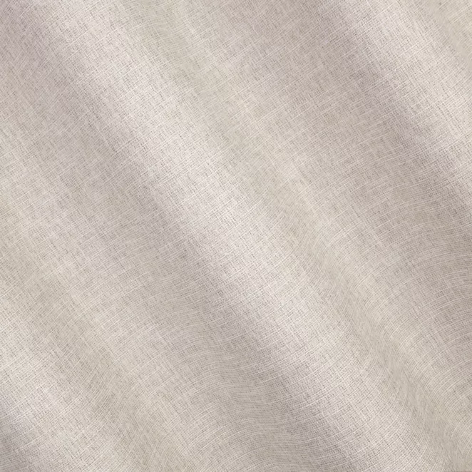 R159/2 Zasłona szyta na taśmie 5 cm BRIANNA beżowa miękka szenilowa o wyraźnym splocie i lekkim połysku