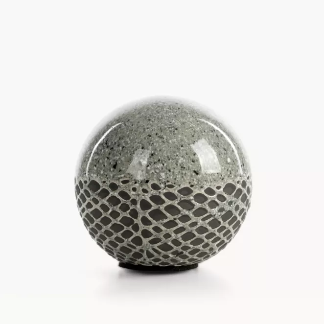 Kula dekoracyjna stalowa w nowoczesnej stylistyce średnica 8x8 cm NORI