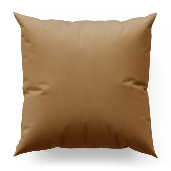 Poszewka szyta złocista z gładkiej zaciemniającej tkaniny typu dimout