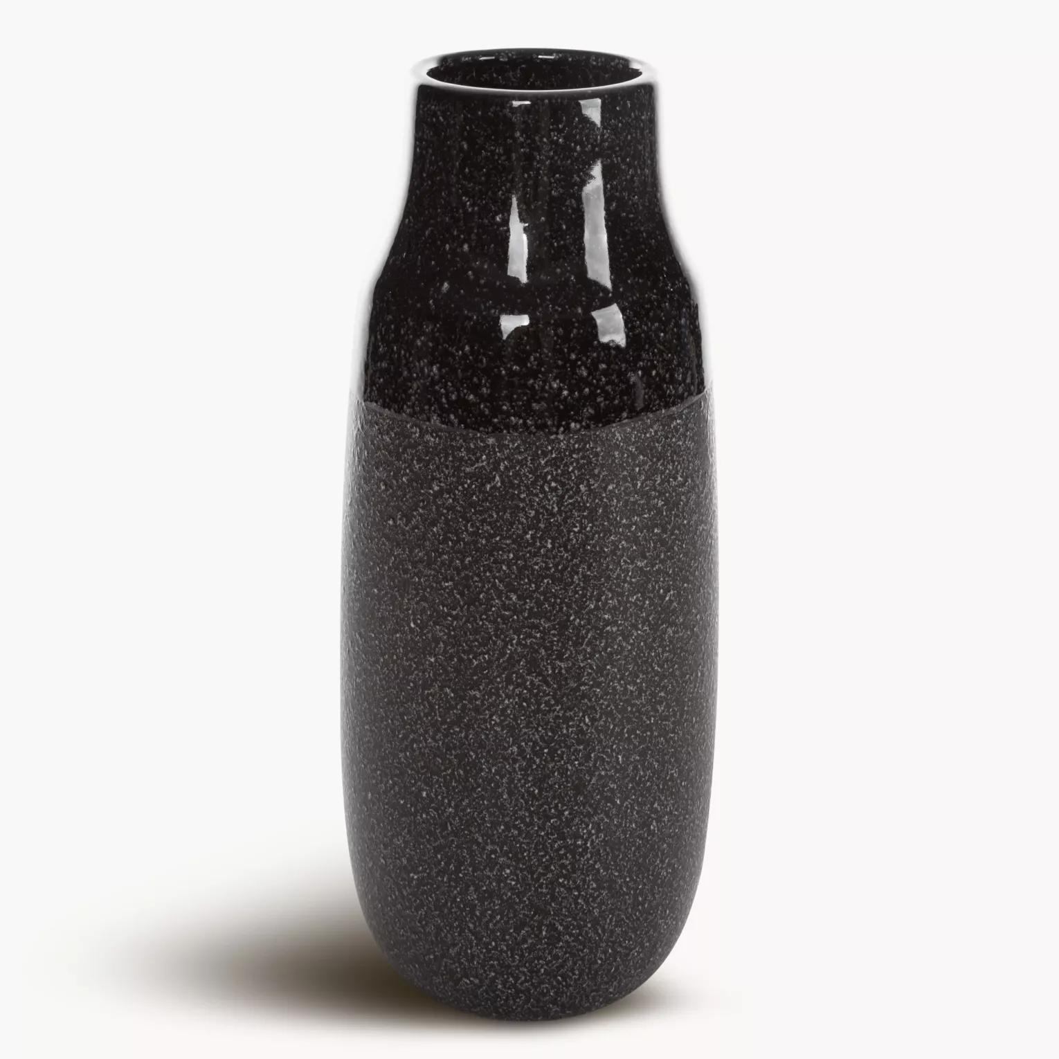 Wazon ceramiczny stalowy dekoracyjny średnica 15x36 cm MANDI
