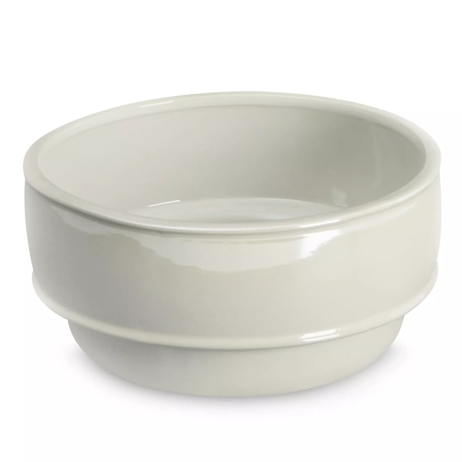 Misa ceramiczna dekoracyjna perłowa z połyskiem średnica 20x10 cm SIMONA