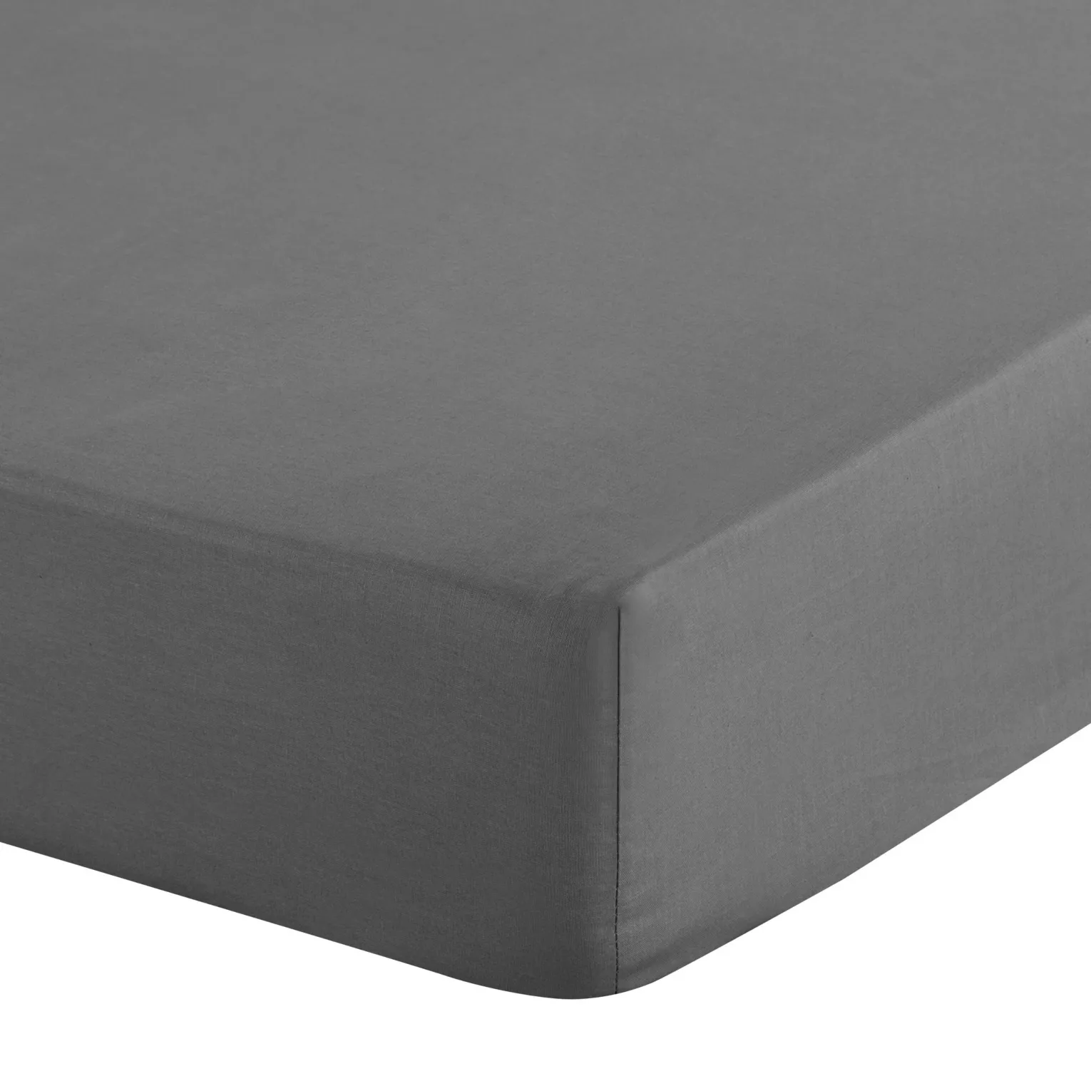 Prześcieradło z gumką 180x200 cm z mikrowłókna kolor stalowy 90 g/m2 SOFT Design 91