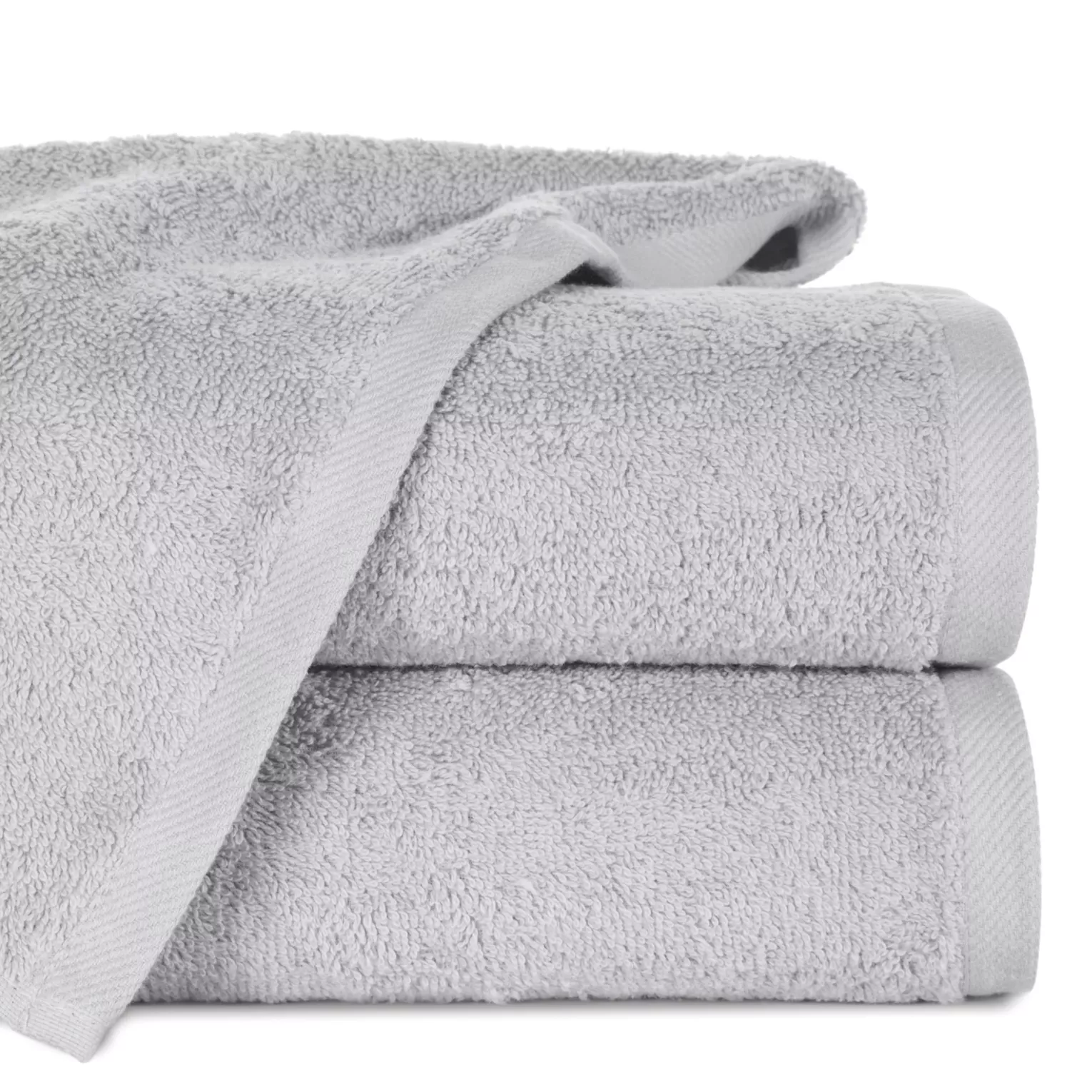 Ręcznik kąpielowy 50x100 cm bawełniany kolor srebrny 500 g/m2 GŁADKI 2