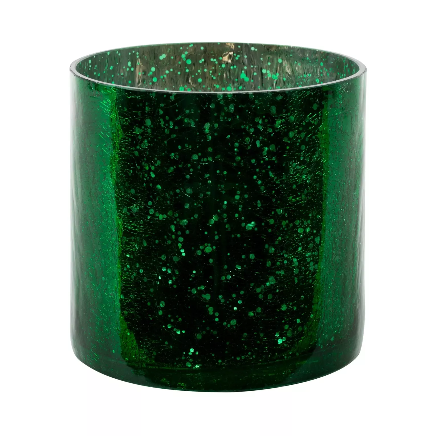 Osłona na donicę VERRE ze szkła artystycznego z marmurkową fakturą