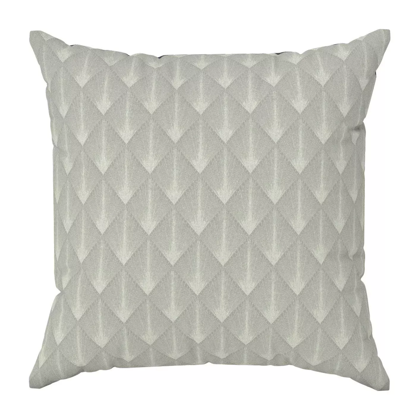 Poszewka na wymiar beżowo złota z tkaniny w elegancki geometryczny wzór z błyszczącą nicią