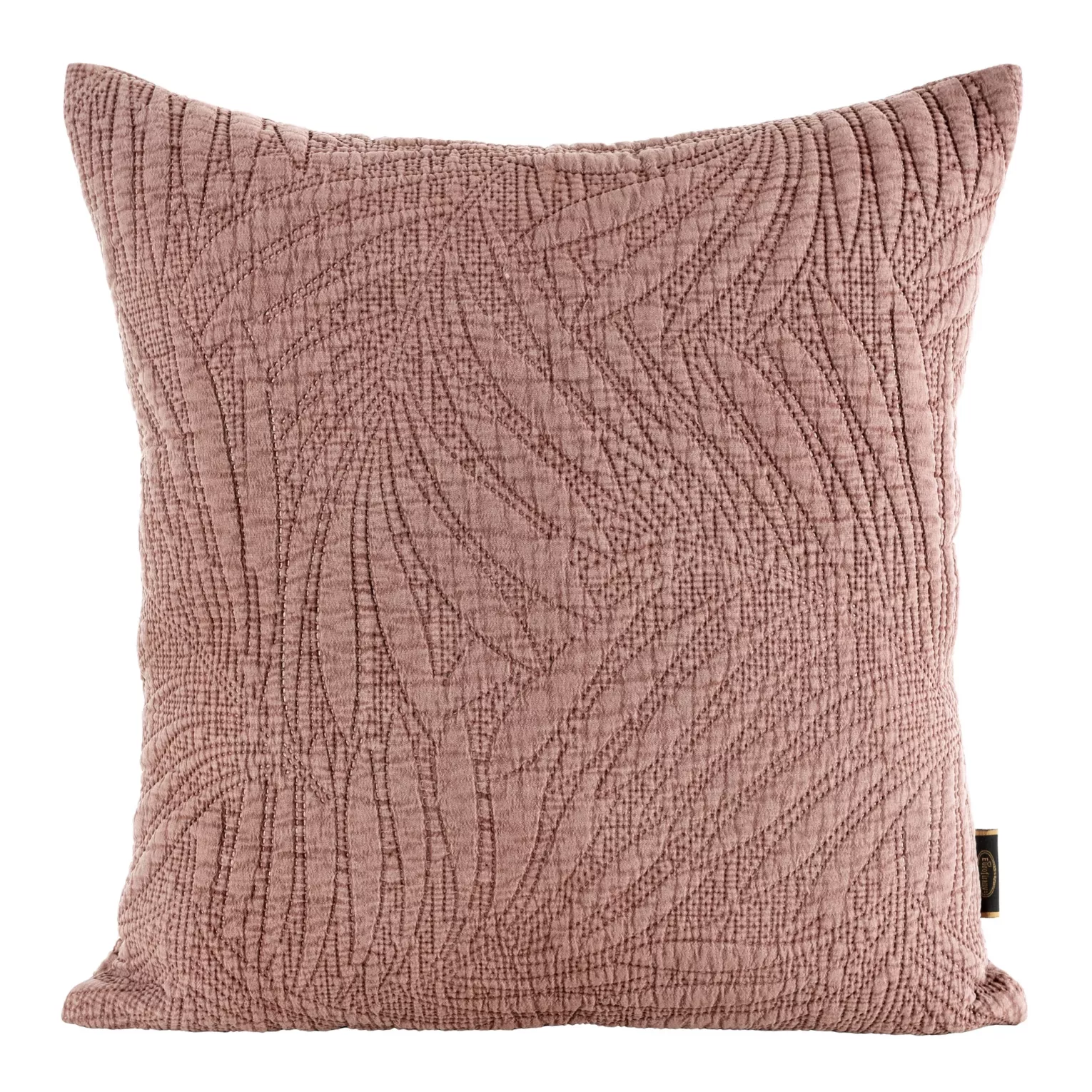Poszewka na poduszkę 45x45 cm różowa pikowana metodą hot press STONE Eurofirany Premium