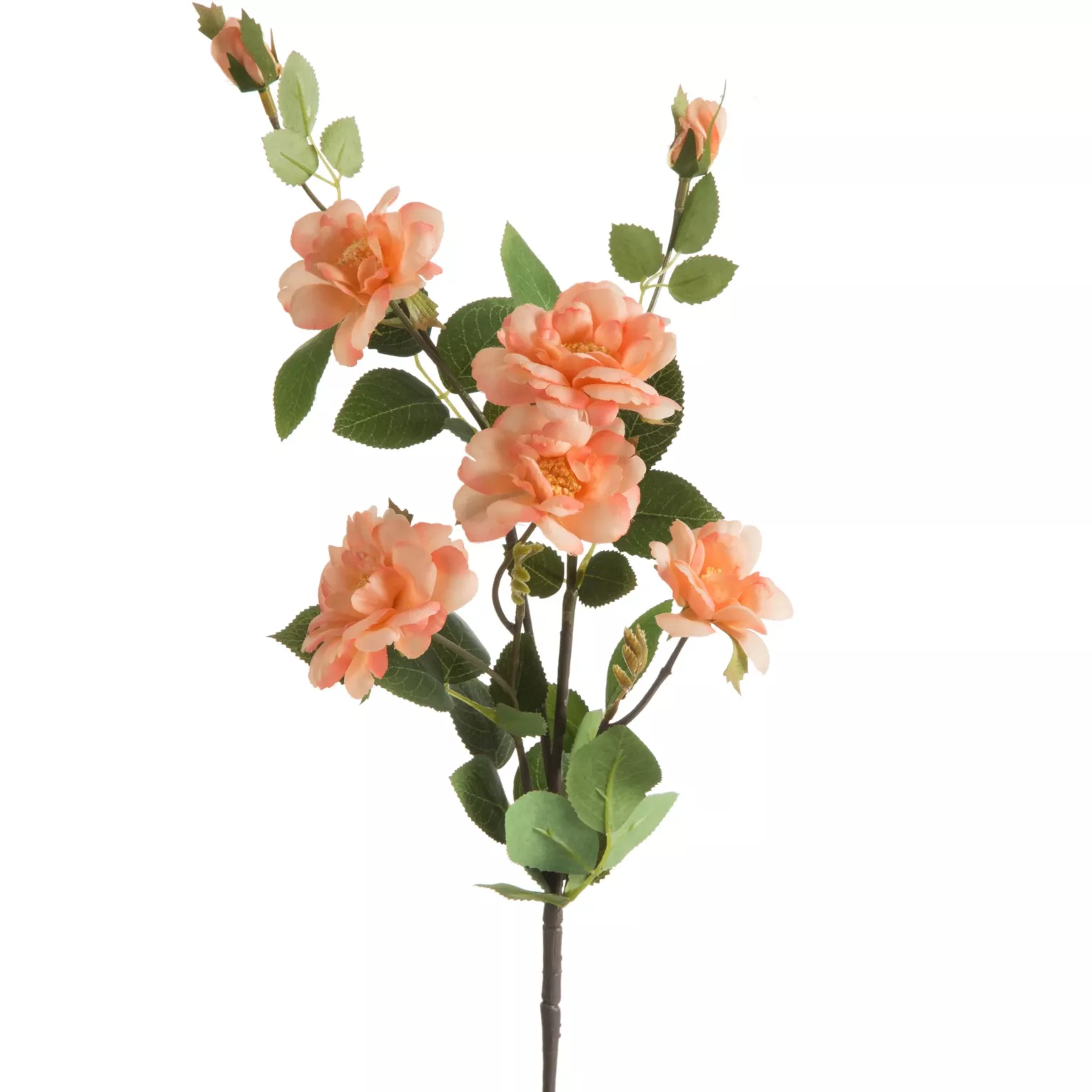 Kwiat sztuczny róża jasnoróżowa 72 cm