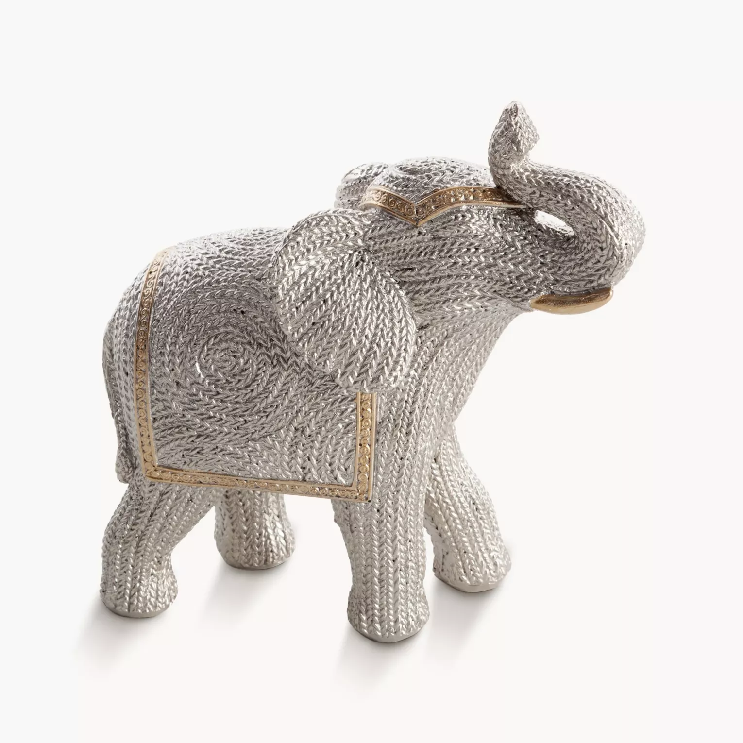 Figurka srebrna słoń 13x6x14 cm VALERI