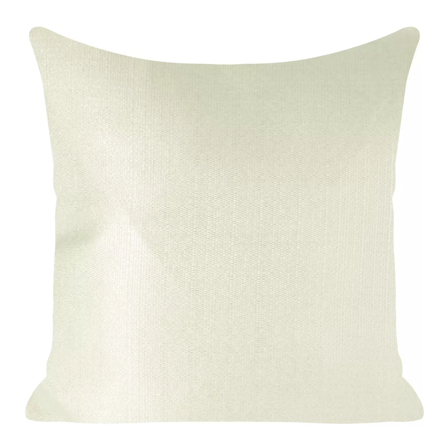 Poszewka na poduszkę 45x45 cm żakardowa o lśniącej powierzchni kremowa SASHA ELLA LINE
