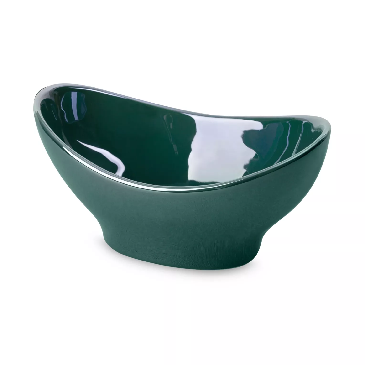 Misa ceramiczna dekoracyjna turkusowa o kształcie łódki 25x15x13 cm BENTO