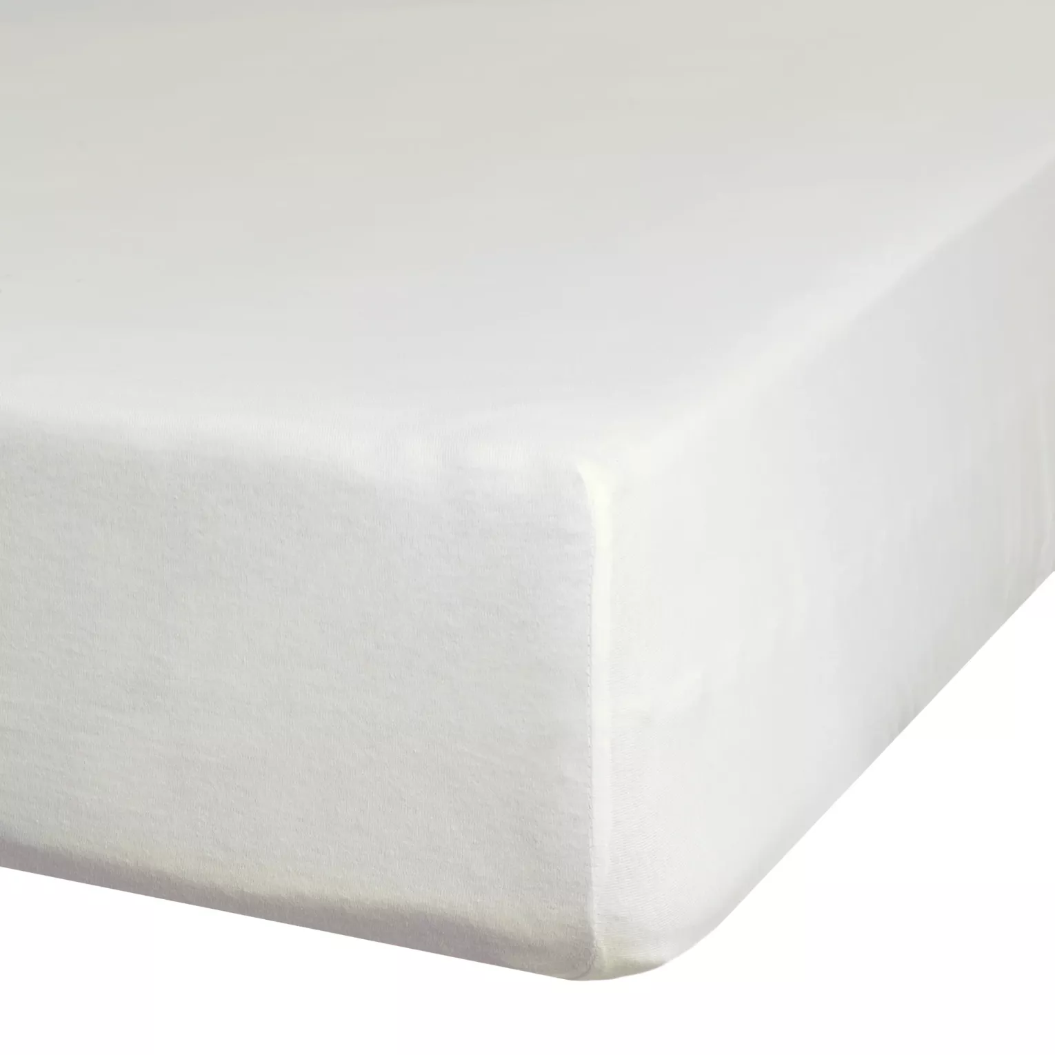 Prześcieradło jersey z gumką 120x200 cm z bawełny kolor kremowy 125 g/m2 Design 91