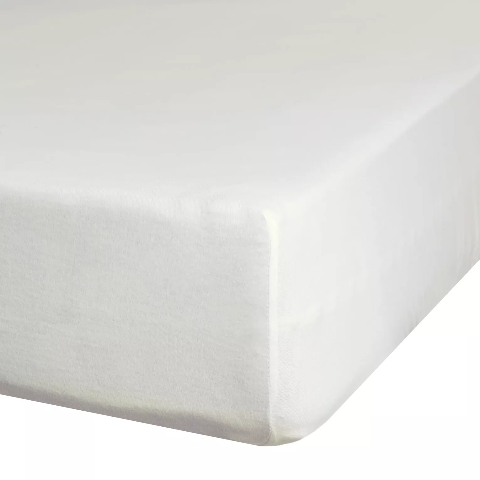 Prześcieradło jersey z gumką 140x200 cm z bawełny kolor kremowy 125 g/m2 Design 91