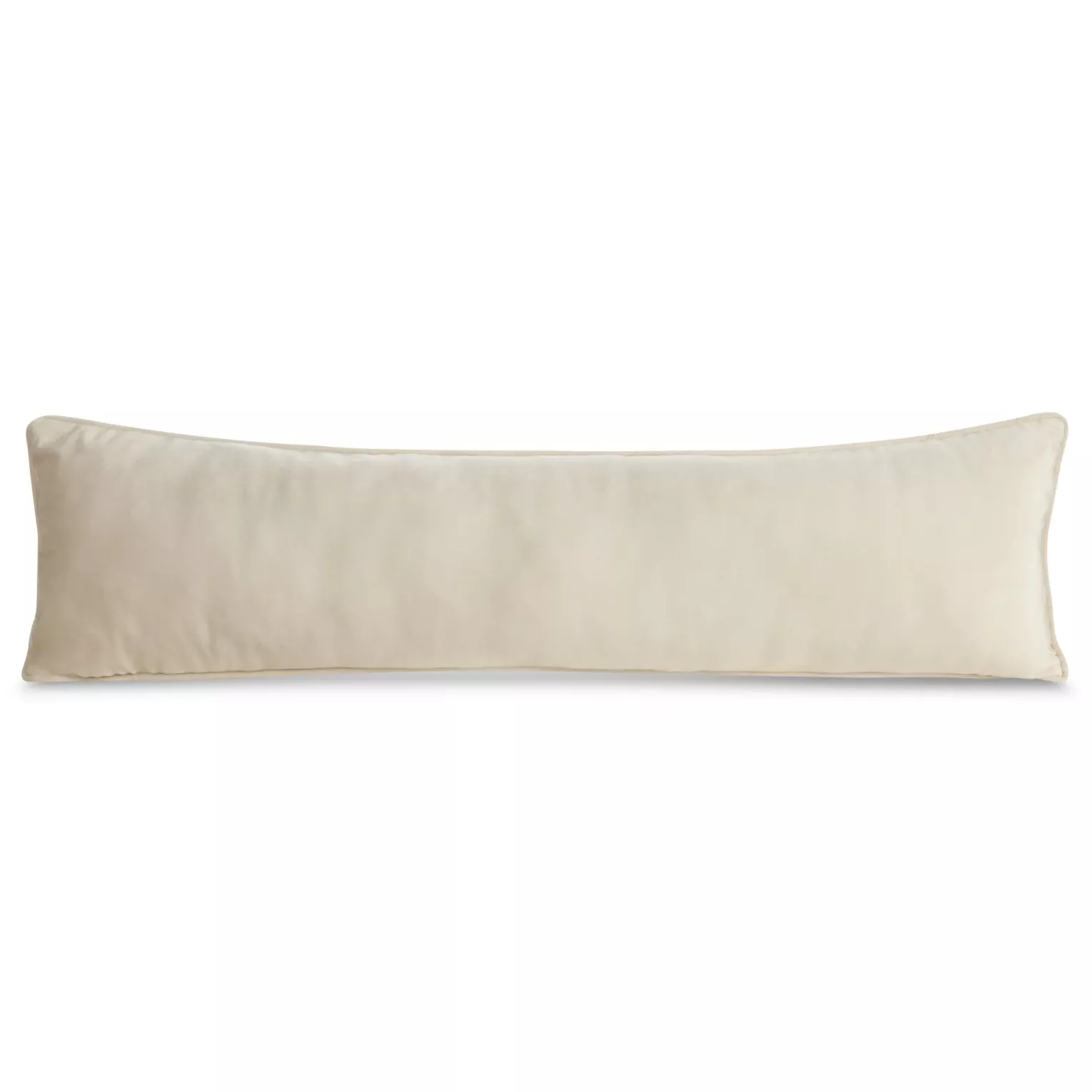 Poduszka 25x90 cm kremowa z welwetowej tkaniny - VELVET