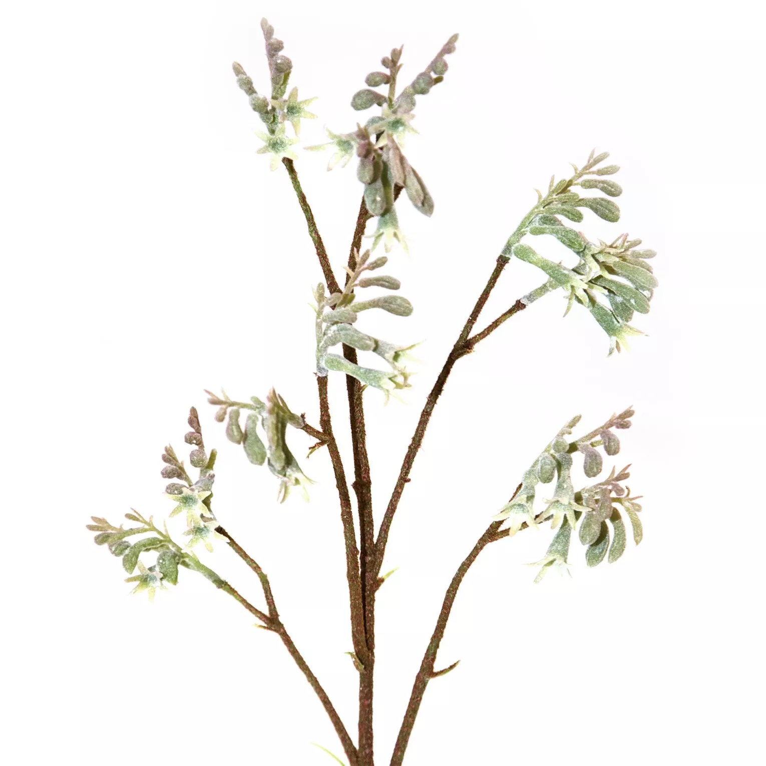 Kwiat sztuczny krokosimia zielono, brązowa 75 cm