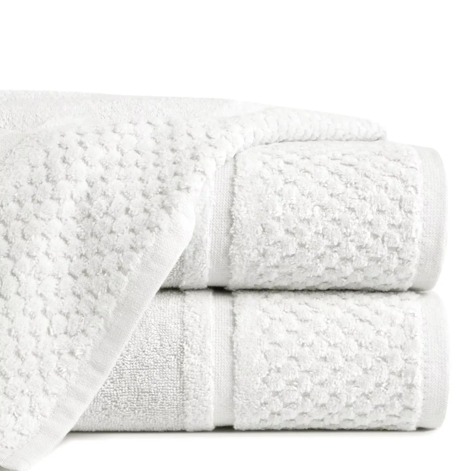 Ręcznik kąpielowy 50x90 cm bawełniany kolor kremowy z efektowną bordiurą 550 g/m2 IBIZA