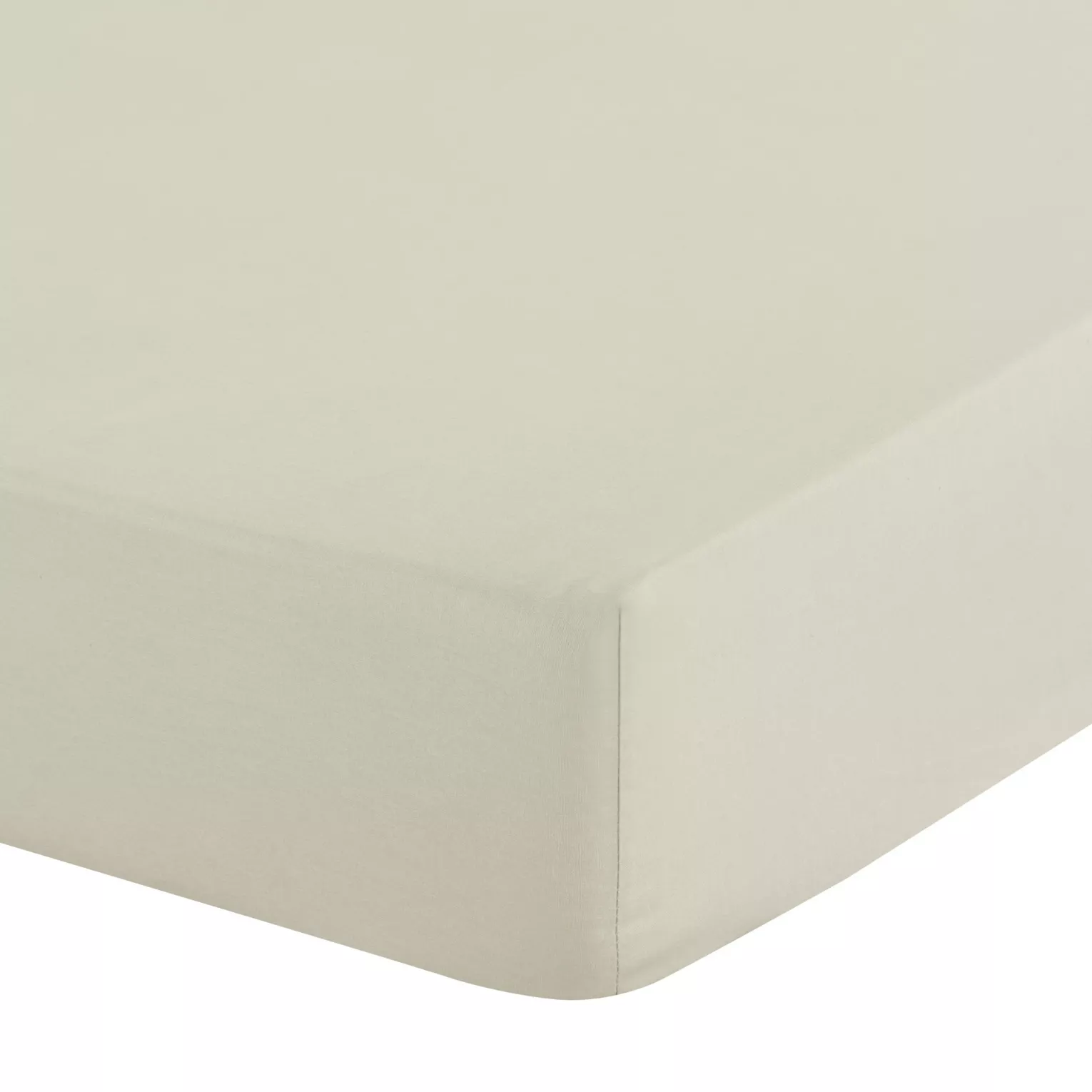 Prześcieradło z gumką 160x200 cm z mikrowłókna kolor kremowy 90 g/m2 SOFT Design 91