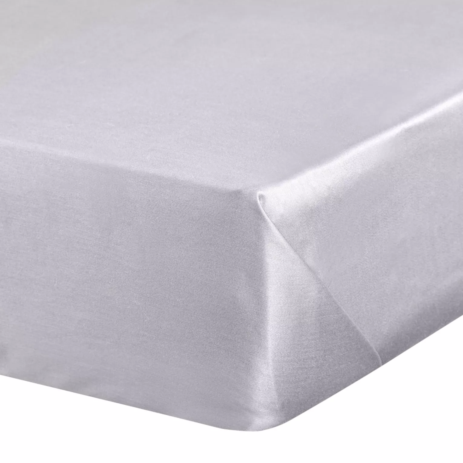 Prześcieradło jersey z gumką 90x200 cm z bawełny kolor jasnoszary 140 g/m2