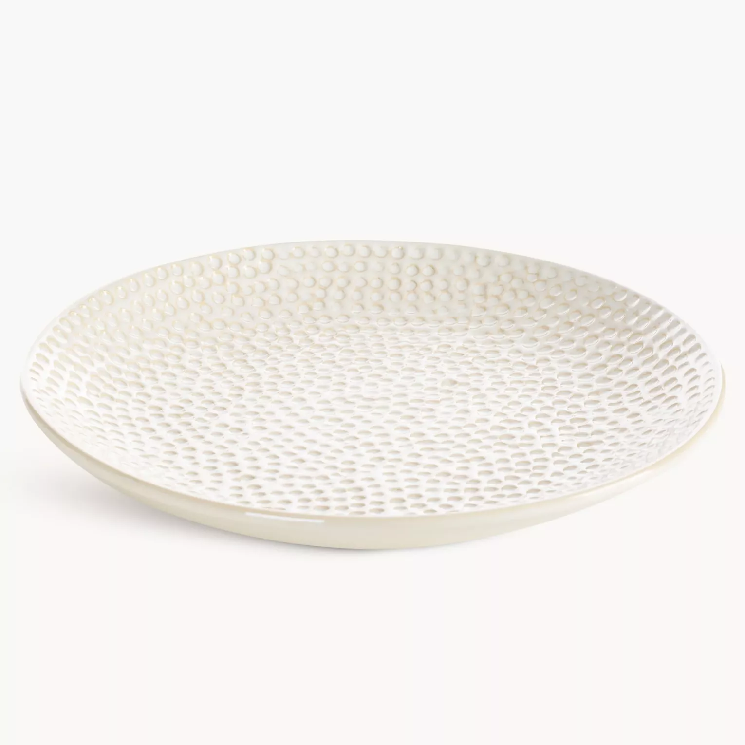 Patera kremowa z ozdobnym wzorem rozmiar 30x4 cm ALEXA - kolekcja SEA SUMMER