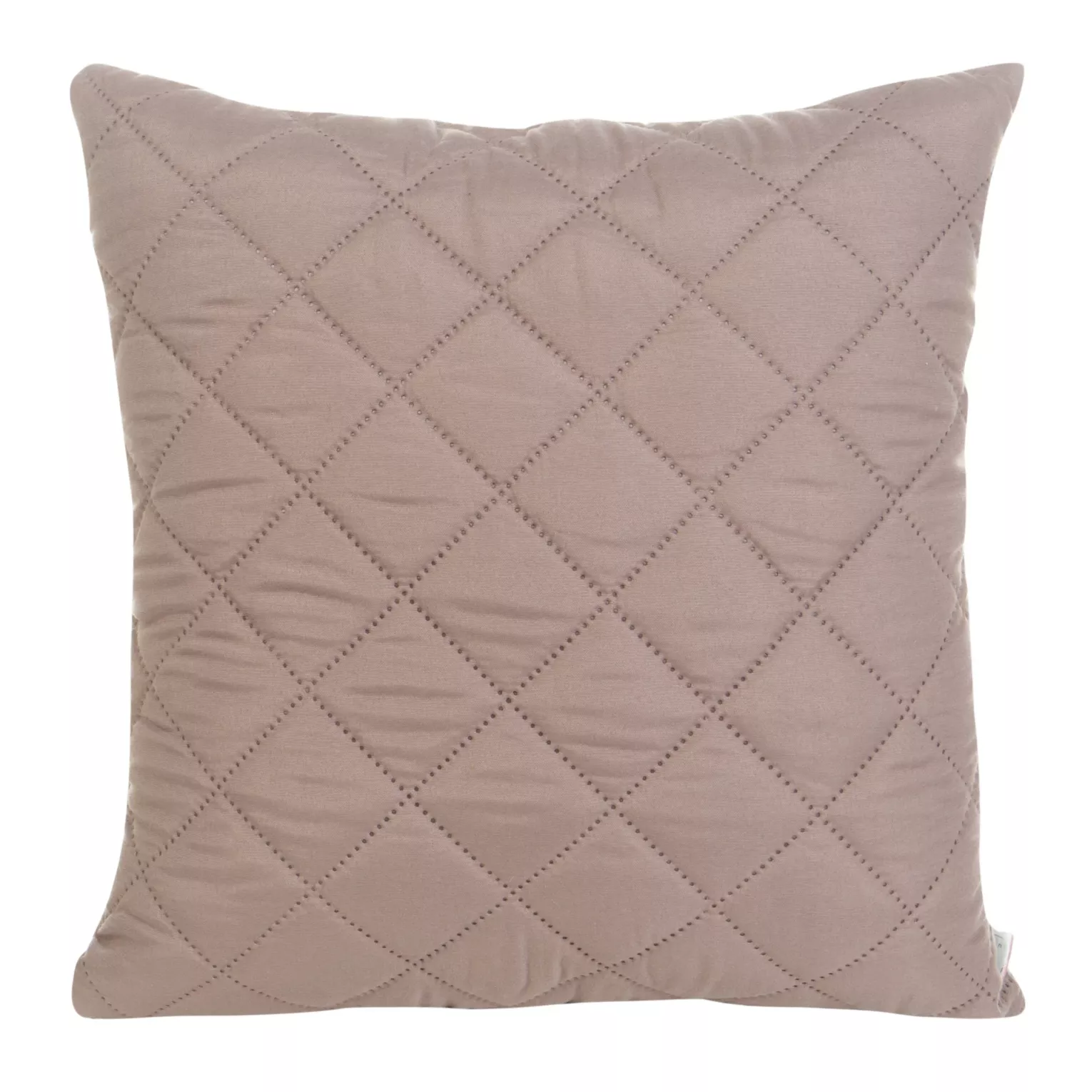Poszewka na poduszkę 40x40 cm ciemnoróżowa z geometrycznym wzorem wykonanym techniką hot press ALARA DESIGN 91
