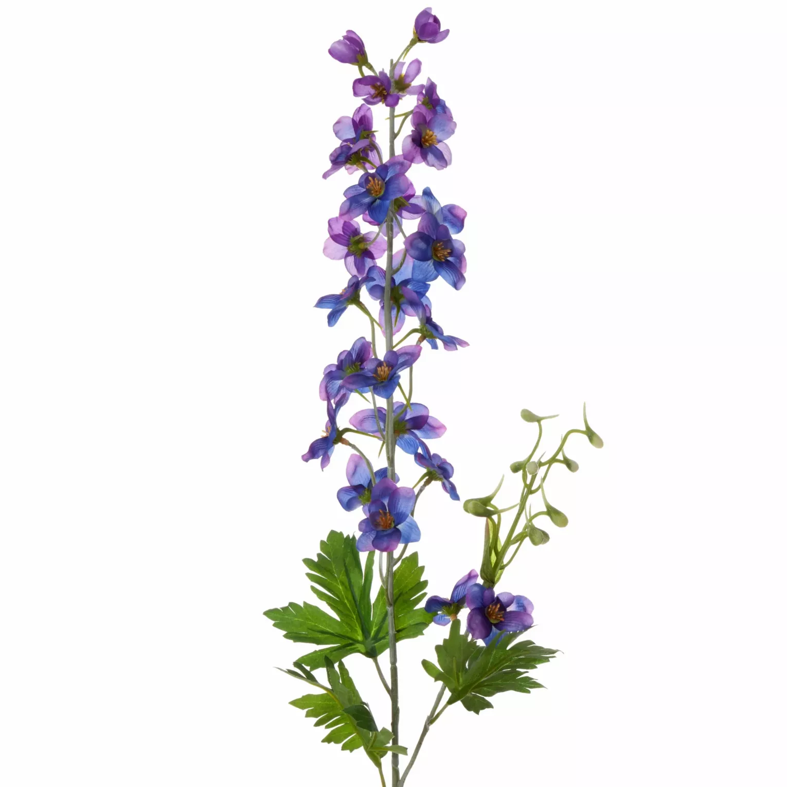 Kwiat sztuczny niebiesko, fioletowy 80 cm