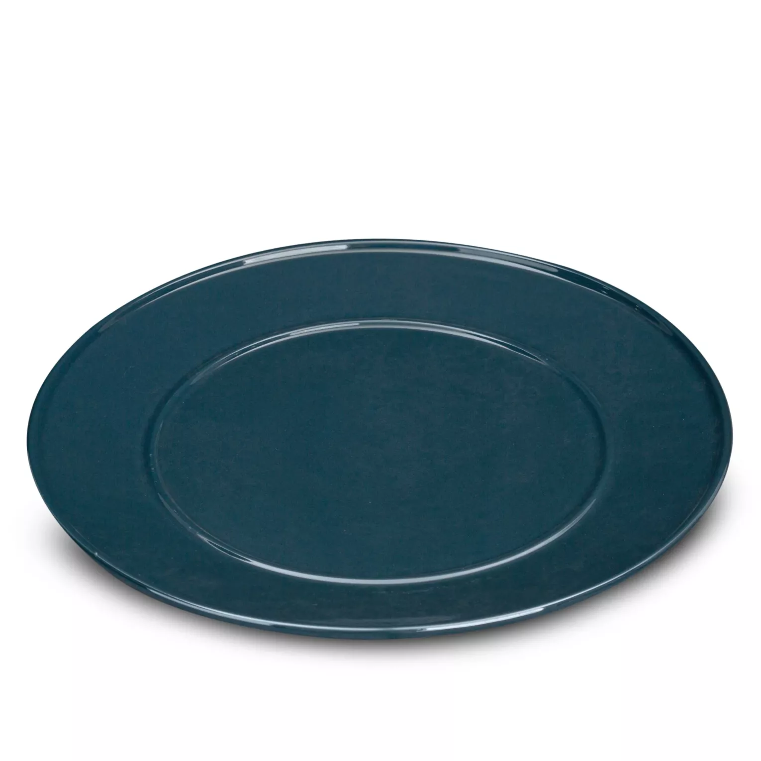 Patera ceramiczna granatowa dekoracyjna  z perłowym połyskiem średnica 30x2 cm SIMONA
