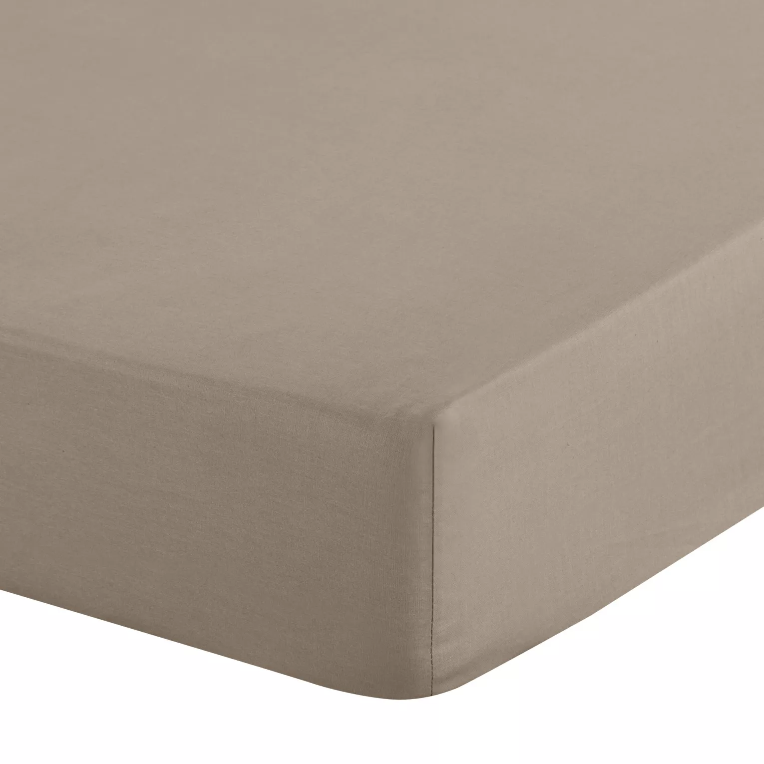 Prześcieradło z gumką 220x200 cm z mikrowłókna kolor beżowy 90 g/m2 SOFT Design 91