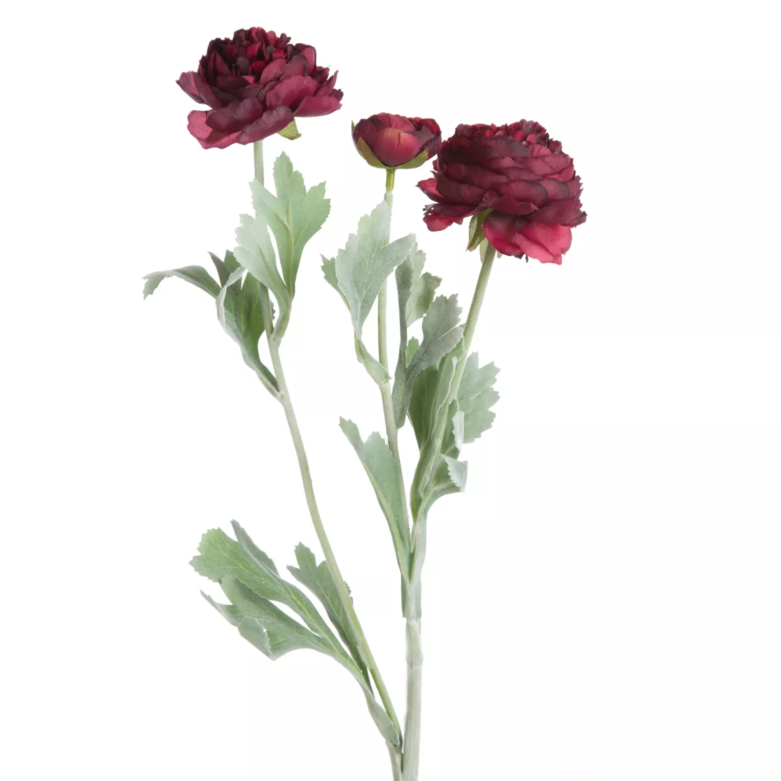 Kwiat sztuczny piwonia bordowa 47 cm