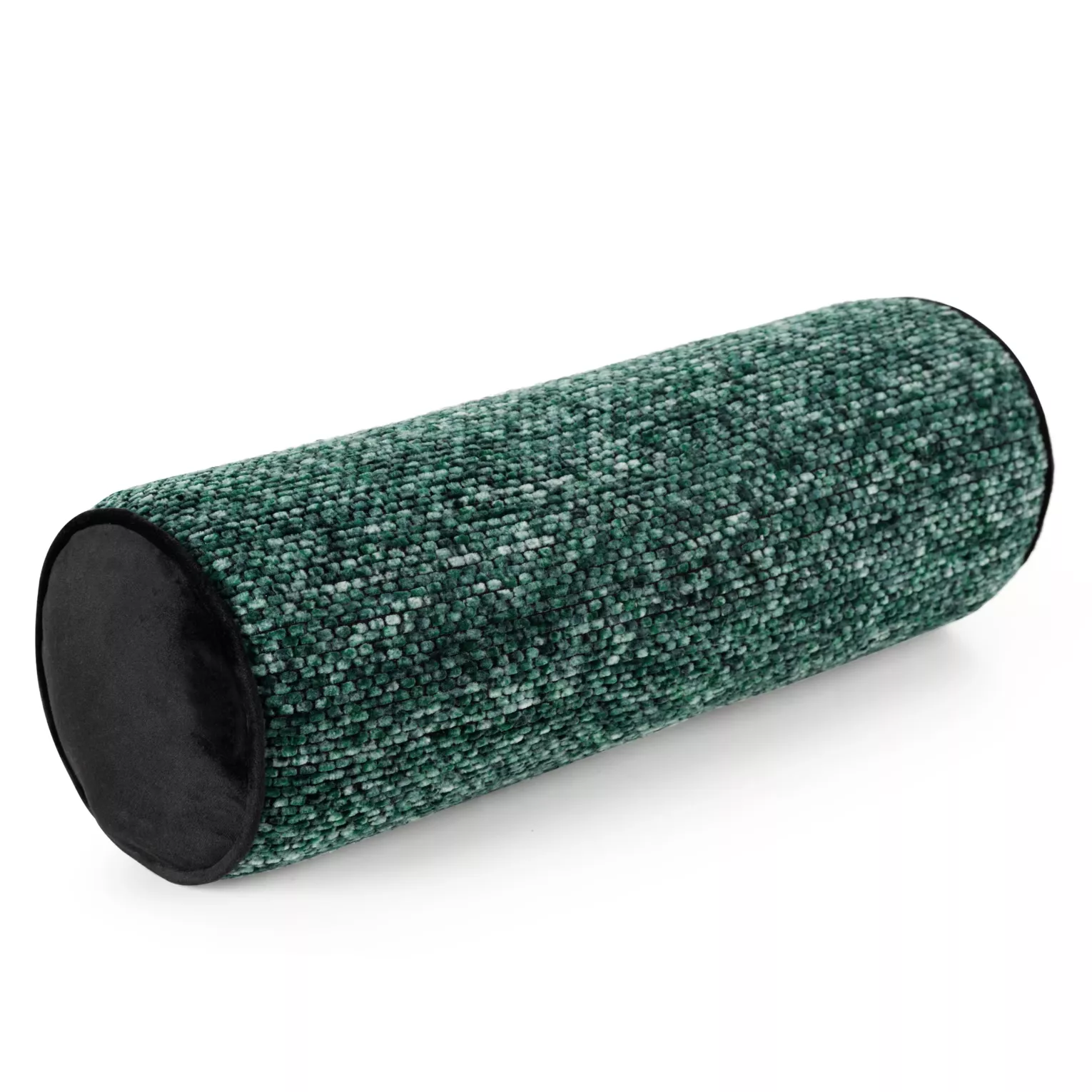 Poduszka dekoracyjna wałek 15 x 45 cm z grubej nici szenilowej miętowa BARI