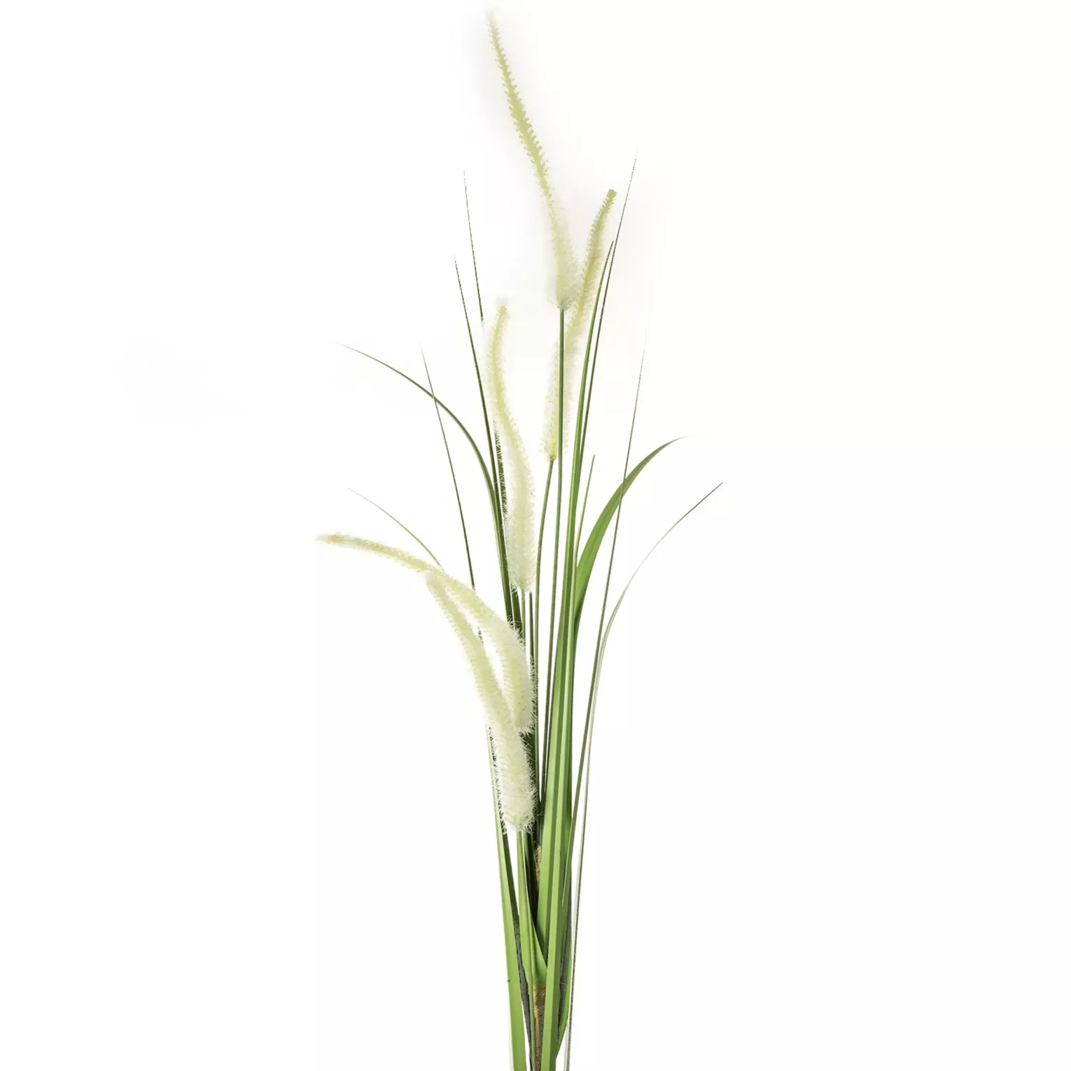 Trawa sztuczna z długimi kłosami kremowo, zielona 53 cm