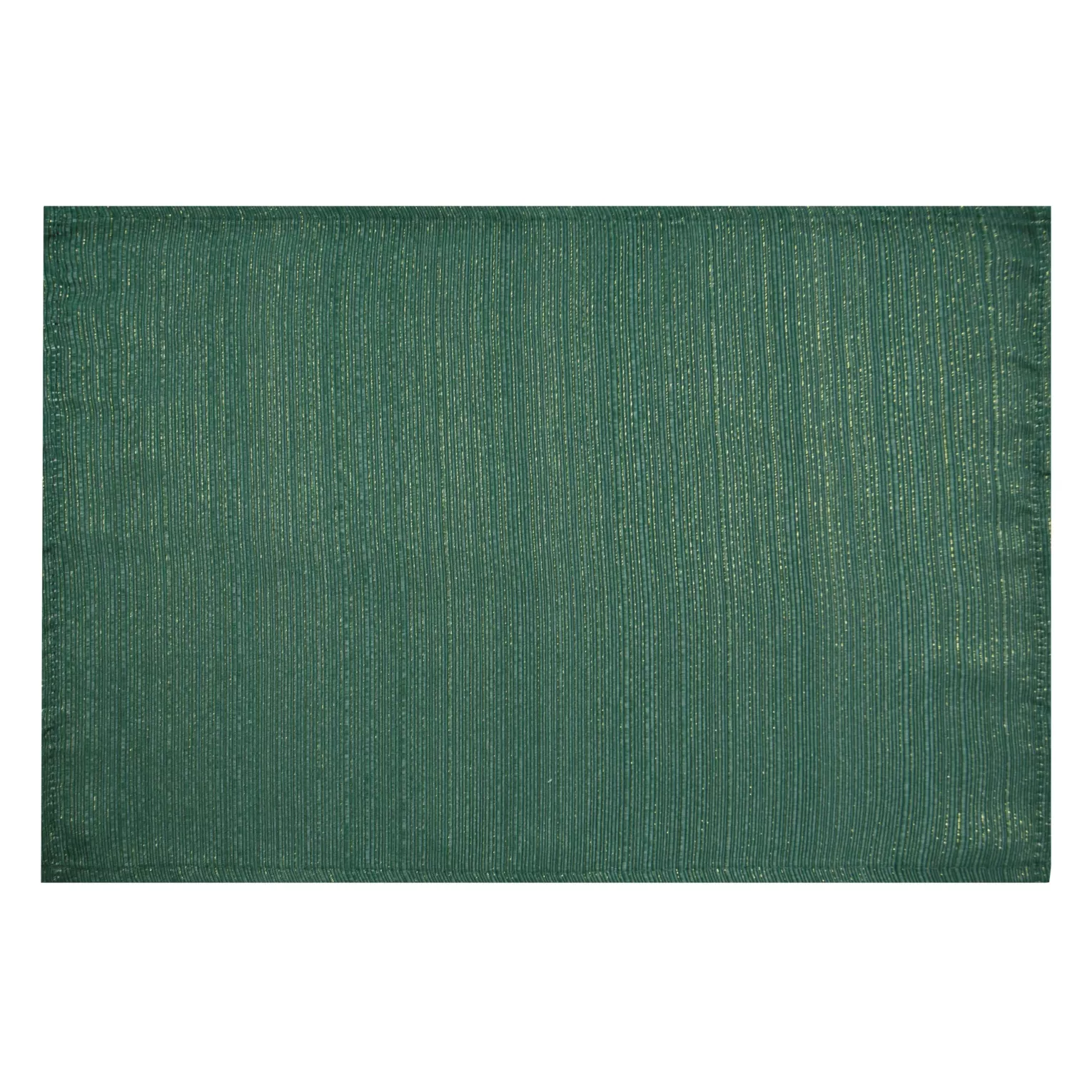 Komplet 4 szt. serwetek zielonych 30x40 cm przetykane błyszczącą nicią - GLAMO