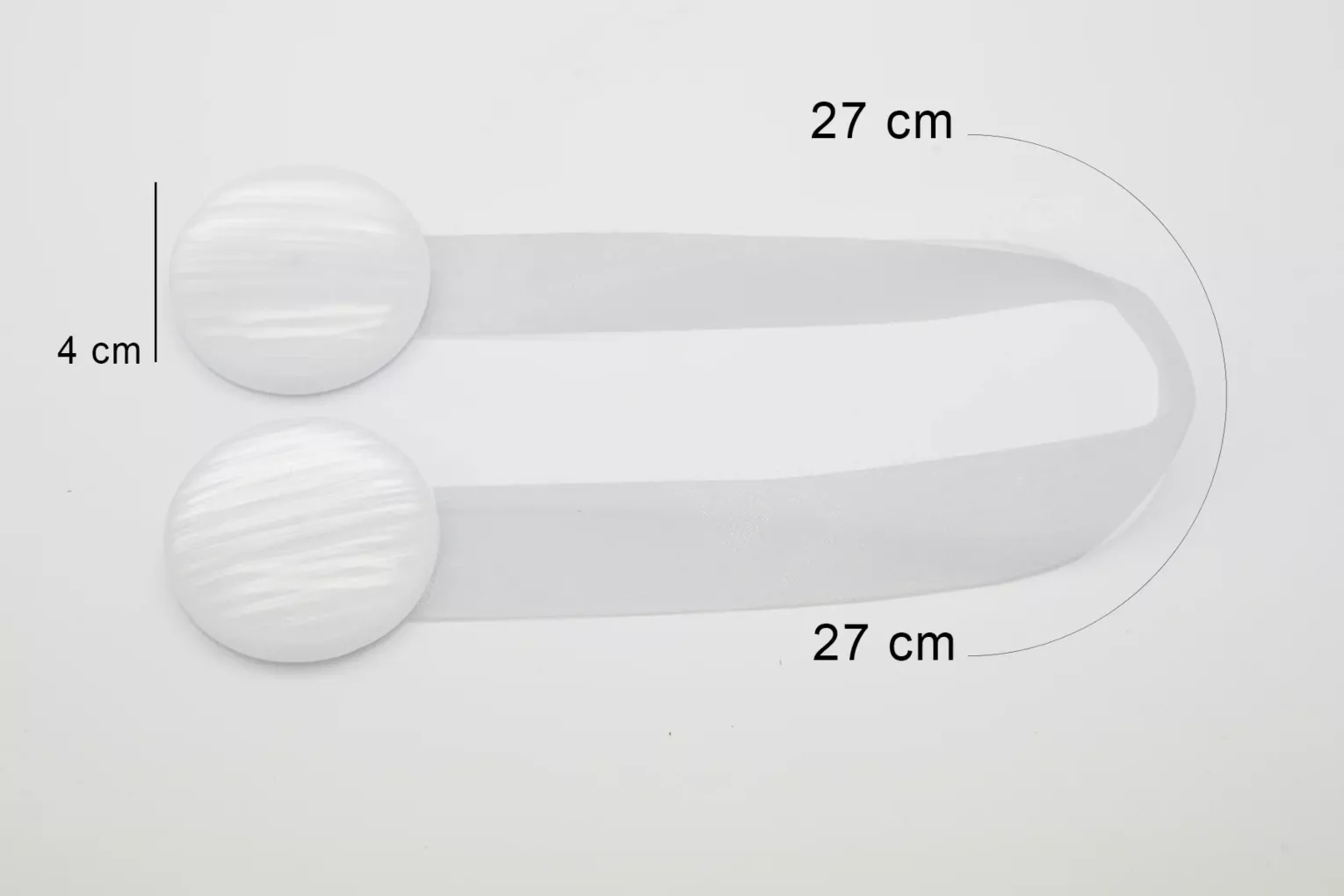 Zestaw 2 sztuk upinaczy do zasłon dekoracyjnych z magnesem