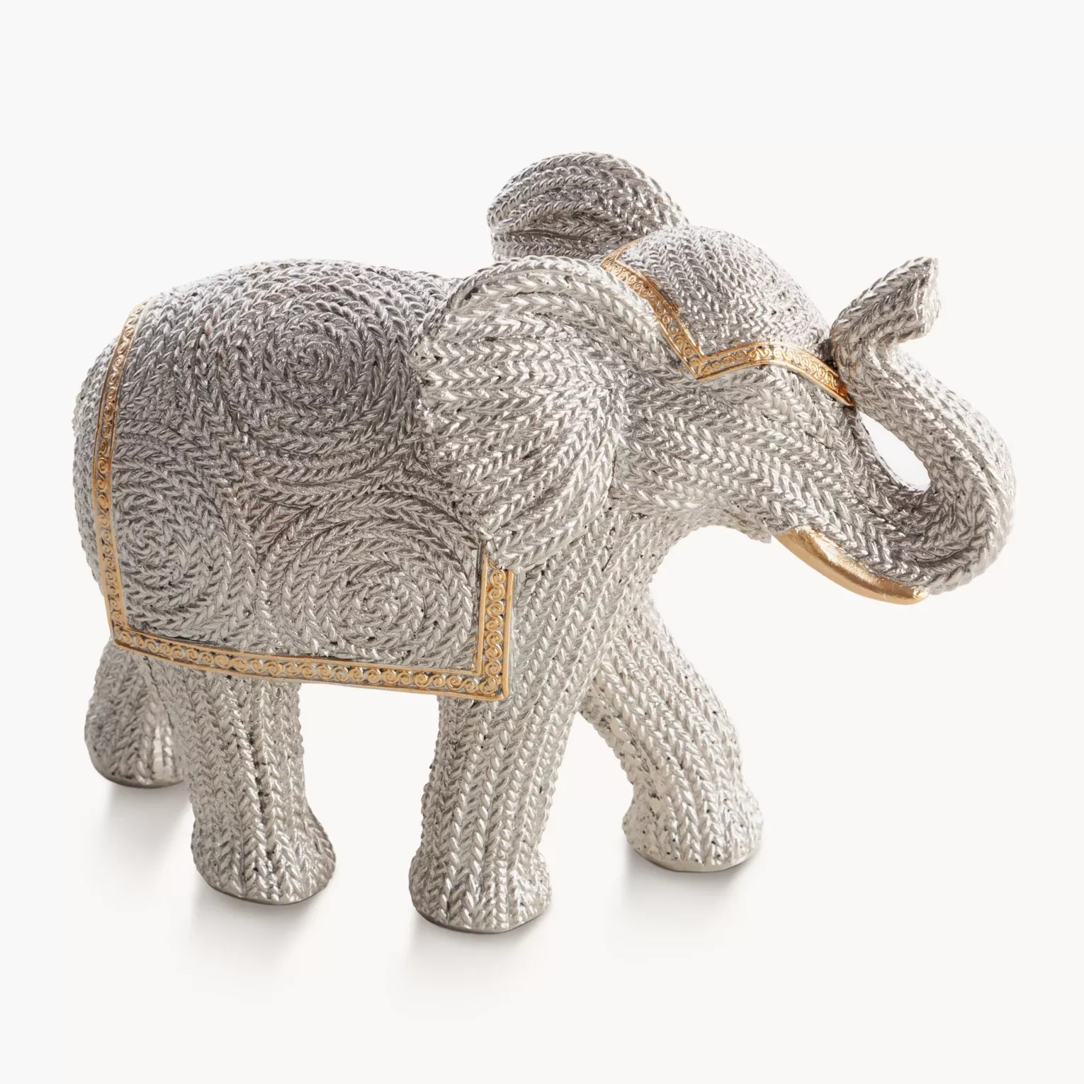 Figurka srebrna słoń 21x8x16 cm VALERI